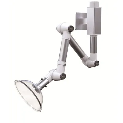 Braccio di estrazione da laboratorio a doppia sezione